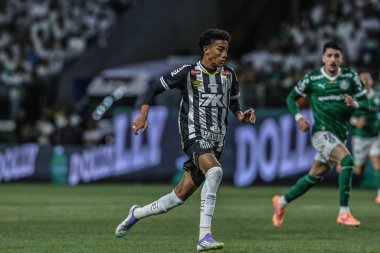 Sao Paulo (SP), 06 / 11 / 2025 - Brasileirao / Palmeiras vs Santos - Brezilya futbol şampiyonasının 32. turu için, 6 Kasım 2025 tarihinde, Sao Paulo-SP 'deki Allianz Parque' da oynanan karşılaşma. (pedro paulo diaz\ yeni2) 