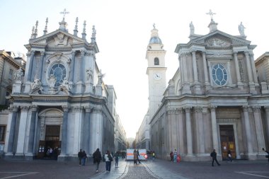 Torino (İtalya), 05 / 11 / 2025 - Piazza San Carlo, Torino 'nun tarihi merkezindeki en önemli meydanlardan biri. (Edson de souza / the newws2)