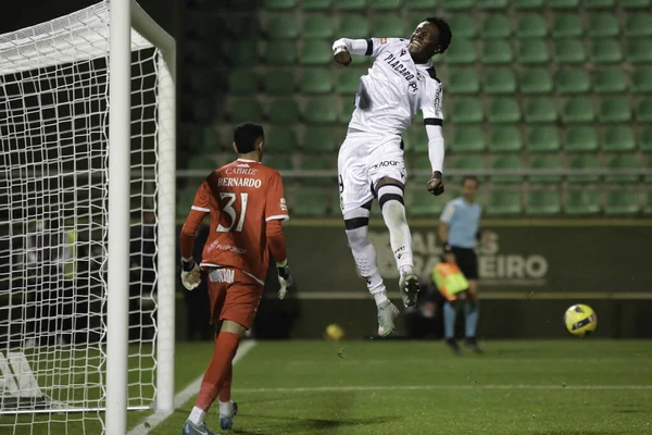 Tondela (pt) 08 / 11 / 2025 - CD Tondela x Vitoria SC - Camara Jr., Vitoria oyuncusu, Liga Portugal Betclic 'in 11. raundunda geçerli olan Tondela x Vitoria arasındaki maçı kutluyor. (Alexandre geliyor.) (2.)