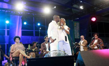 Rio de Janeiro (RJ), 11 / 13 / 2025 - Şarkıcı Pretinho da Serrinha 'nın bu perşembe, 13 Kasım 2025' te Vivo Rio 'da düzenlenen gösterisine katıldığı sırada Singer Mart' nalia. (Onofre Veras / Yeni2) 