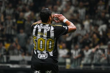 Belo Horizonte (MG), 11 / 12 / 2025 Oyuncu Hulk, Atletico Mineiro ve Fortaleza arasında oynanan 2025 Brezilya Serisi A için geçerli olan maçta golünü atıyor (paulo ti / theenews2)