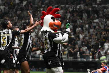 Belo Horizonte (MG), 11 / 12 / 2025 Oyuncu Hulk, Atletico Mineiro ve Fortaleza arasında oynanan 2025 Brezilya Serisi A için geçerli olan maçta golünü atıyor (paulo ti / theenews2)