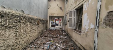 Sao Paulo (SP), Brezilya 11 / 14 / 2025 - Havai fişeklerin düzensiz depolandığı bir ev 14 Kasım 2025 Cuma sabahı doğu bölgesindeki komşu evleri vurdu. (Oslaim Brito / Tenews2) 