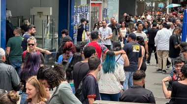 Sao Paulo (SP), Brezilya 11 / 16 / 2025 - öğrenciler ENEM sınavının ikinci günü için Sao Paulo 'da Ulusal Lise Sınavı' na geliyorlar. (Oslaim Brito / Tenews2) 