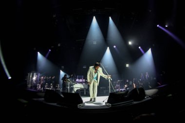 Sao Paulo (SP), Brezilya 11 / 14 / 2025 - Şarkıcı Roberto Carlos, 14 Kasım 2025 Cuma günü Sao Paulo kentindeki Suhai Music Hall 'da düzenlendi. (Pedro Paulo Diaz / Tepe2) 