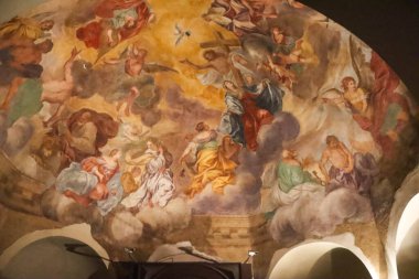 Milan (İtalya), 11 / 14 / 2025 - San Lorenzo Bazilikası (Milano, San Lorenz 'de), tam adı San Lorenzo Maggiore Üniversite Bazilikası (Edson de souza / thenews2)