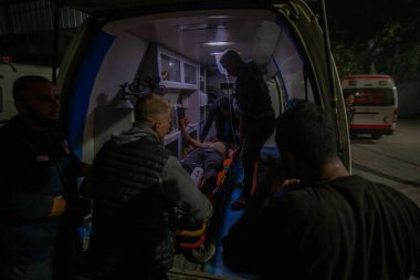 Gazze Şehir Hastanelerine, İsrail Topçu Birliği 'nin 19 Kasım 2025 