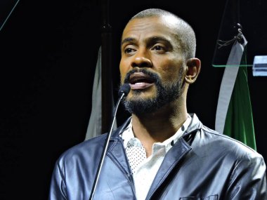 Sao Paulo (SP), 11 / 18 / 2025 - Samuel de Assis at the 2025 Black Race Trophy, which happened at the evening of November 18, 2025, at the Unimed space, in Barra Funda. (Leandro Chemalle / Yeniler 2)