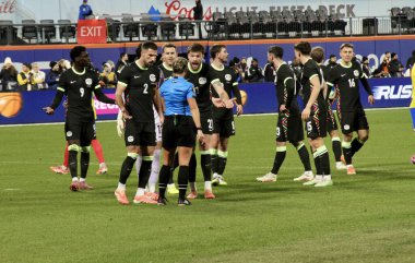 18 Kasım 2025, New York, ABD: Avustralyalı oyuncular Kolombiyalı James Rodriguez 'in Kolombiyalı 10.