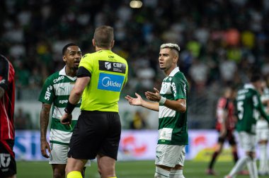 Sao Paulo (SP), 11 / 19 / 2025 - Brezilya futbol şampiyonasının 37. turu için Palmeiras ve Vitoria arasındaki maç, 19 Kasım 2025 Çarşamba gecesi Allianz Parque 'da (ronaldo barreto / thews2)