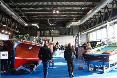 Milan (İtalya), 11 / 23 / 2025 - Milan Auto Classica / Motosikletler / Boats / Tractors - The Milan Auto Classica 21-23 Kasım 2025 tarihleri arasında Fiera Milano Rho 'da gerçekleşti. (Edson de souza 2nci bölüm))      