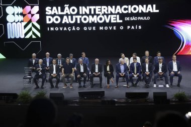 Sao Paulo (SP), 11 / 20 / 2025 - Brezilya Cumhurbaşkanı Luiz Inacio Lula da Silva, 2025 Uluslararası Otomobil Fuarı 'nın açılışında, etkinlik 20 Kasım 2025 tarihinde Anhembi, Sao Paulo' da düzenlendi. (leco viana\ yeni2))