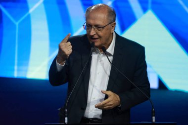 Sao Paulo (SP), 11 / 20 / 2025 - Salon / Otomobil / Lula / SP - Brezilya Başkan Yardımcısı Geraldo Alckmin, 2025 Uluslararası Otomobil Fuarı 'nın açılışında, etkinlik Sao Paulo kentinin Anhembi kentinde düzenlendi. (leco viana\ yeni2))  