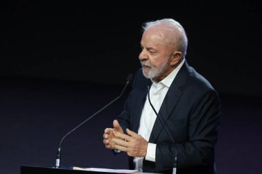 Sao Paulo (SP), 11 / 20 / 2025 - Salon / Automobile / Lula / SP - Luiz Inacio Lula da Silva, 2025 Uluslararası Otomobil Fuarı 'nın açılışında, etkinlik Sao Paulo kentinin Anhembi kentinde düzenlendi. (leco viana\ yeni2))   