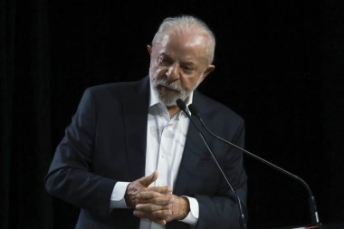 Sao Paulo (SP), 11 / 20 / 2025 - Salon / Automobile / Lula / SP - Luiz Inacio Lula da Silva, 2025 Uluslararası Otomobil Fuarı 'nın açılışında, etkinlik Sao Paulo kentinin Anhembi kentinde düzenlendi. (leco viana\ yeni2))   