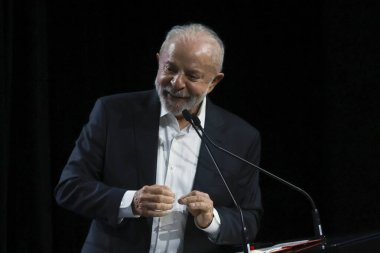 Sao Paulo (SP), 11 / 20 / 2025 - Salon / Automobile / Lula / SP - Luiz Inacio Lula da Silva, 2025 Uluslararası Otomobil Fuarı 'nın açılışında, etkinlik Sao Paulo kentinin Anhembi kentinde düzenlendi. (leco viana\ yeni2))   