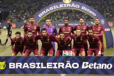 Sao Paulo (SP), 11 / 22 / 2025 - Brasileirao / Palmeiras vs Fluminense - Palmeiras ve Fluminense arasındaki maçta Brezilya futbol şampiyonasının 35. turu için Fluminense takımı. (leco viana\ yeni2))