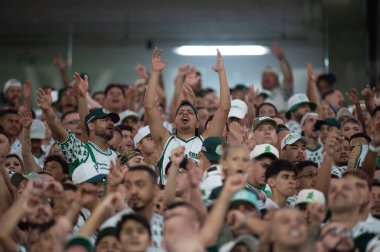 Sao Paulo (SP), 11 / 22 / 2025 - Brezilya futbol şampiyonasının 35. turu için Palmeiras ve Fluminense arasında oynanan karşılaşmada taraftarlar, 22 Kasım 2025 Cumartesi gecesi Allianz Parque 'da. (ronaldo barre to\ the new 2)
