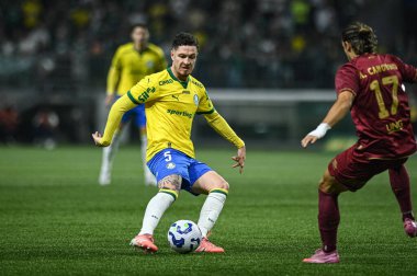 Sao Paulo (SP), 11 / 22 / 2025 - Anibal Moreno Palmeiras ve Fluminense arasında oynanan maçta, 22 Kasım 2025 Cumartesi gecesi Brezilya futbol şampiyonasının 35. turu için. (ronaldo barre to\ the new 2)