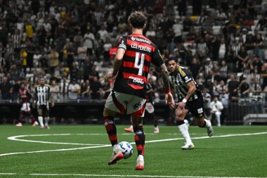 Belo Horizonte (MG), 11 / 25 / 2025 - Belo Horizonte kentindeki Arena MRV 'de düzenlenen 2025 Brezilya Şampiyonası için geçerli olan Atletico Mineiro ve Flamengo arasında oynanan karşılaşmada oyuncu Leo Pereira. (paulo ti\thenews2)