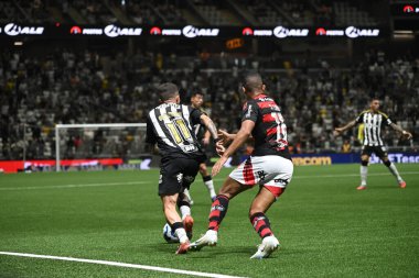 Belo Horizonte (MG), 11 / 25 / 2025 - Belo Horizonte şehrindeki Arena MRV 'de düzenlenen 2025 Brezilya Şampiyonası için geçerli olan Atletico Mineiro ve Flamengo arasında oynanan karşılaşmada Oyuncu Bernard. (paulo ti\thenews2)