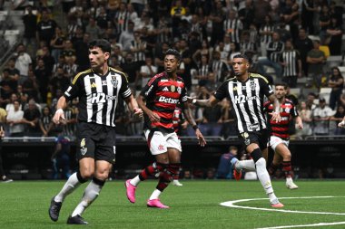 Belo Horizonte (MG), 11 / 25 / 2025 - Belo Horizonte kentindeki Arena MRV 'de düzenlenen 2025 Brezilya Şampiyonası için geçerli olan Atletico Mineiro ve Flamengo arasında oynanan karşılaşmada oyuncu Bruno Henrique. (paulo ti\thenews2)