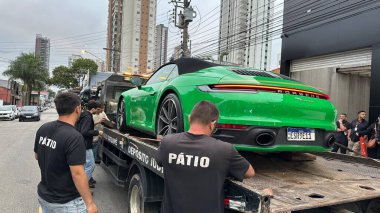Sao Paulo (SP), Brezilya 11 / 27 / 2025 - Minor 'Kabrinha' Sao Paulo 'daki motosiklet yarışlarına karşı operasyonda tutuklandı. Etkilenen kişi ve altı şüpheli, Sivil Polis (oslaim brito / thews2) tarafından 27 Kasım 2025 Perşembe günü tutuklandı.)