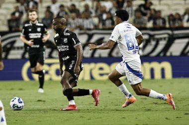Fortaleza (CE), 11 / 29 / 2025 Players Dieguinho ve Wallace, Ceara (CE) ve Cruzeiro (MG) arasında oynanan 2025 Brezilya Serie A şampiyonasının 36. turu sırasında, Cumartesi gecesi, Arena Castela 'da (Ic moreira / thenews2))