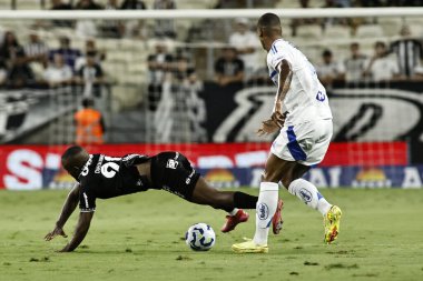 Fortaleza (CE), 11 / 29 / 2025 Players Dieguinho ve Wallace, Ceara (CE) ve Cruzeiro (MG) arasında oynanan 2025 Brezilya Serie A şampiyonasının 36. turu sırasında, Cumartesi gecesi, Arena Castela 'da (Ic moreira / thenews2))