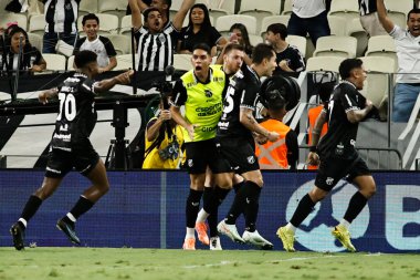 Fortaleza (CE), 11 / 29 / 2025 Player Zanocelo, Ceara (CE) ve Cruzeiro (MG) arasında oynanan 2025 Brezilya Serie A şampiyonasının 36. turu maçında attığı golü kutluyor. (Ic moreira / thenews2))