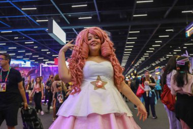 Sao Paulo (SP), Brezilya 03 / 12 / 2025 - Comic-Con Experience CCXP25 'in Sao Paulo' nun güney bölgesindeki ilk gününde kalabalık hareketi. (Fotoğraf: Leandro Chemalle / Theenews2 / Depozito Fotoğrafları) 