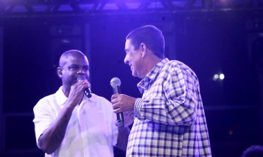 Rio de Janeiro (RJ), Brezilya 04 / 12 / 2025 - Şarkıcı Zeca Pagodinho, 4 Aralık Perşembe günü Rio de Janeiro 'daki Vivo Rio' da Pretinho da Serrinha 'nın bir gösterisine katıldı. (Onofre Veras / Yeni2)