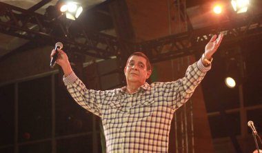 Rio de Janeiro (RJ), Brezilya 04 / 12 / 2025 - Şarkıcı Zeca Pagodinho, 4 Aralık Perşembe günü Rio de Janeiro 'daki Vivo Rio' da Pretinho da Serrinha 'nın bir gösterisine katıldı. (Onofre Veras / Yeni2)