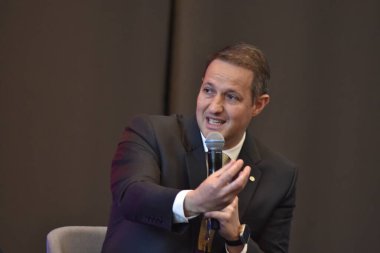 Rio de Janeiro (RJ), Brezilya 05 / 12 / 2025 - Sao Paulo Eyaleti Kamu Güvenliği Sekreteri, Guilherme Derrite, COSU sırasında. (Saul Angelo / the new-two))