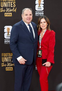 FIFA Dünya Kupası finalinin kırmızı halısı Washington 'daki John F. Kennedy Center' da çekildi. 5 Aralık 2025, Washington DC, Maryland, ABD: Dünya Futbolu ikonları ve Kırmızı Halı sırasındaki ünlü Amerikan ileri gelenleri. (niyi fote\ theenews2)