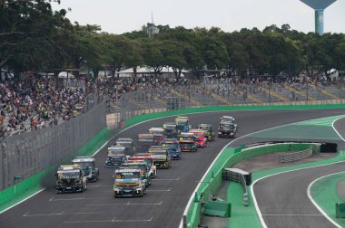 Sao Paulo (SP), Brezilya 07 / 12 / 2025 Copa Truck Pro ve Elite Süper Finali 7 Aralık Pazar günü Sao Paulo 'nun güneyindeki Interlagos yarış pistinde. (julio dpaula / thenews2)