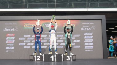 Sao Paulo (SP), Brezilya 07 / 12 / 2025 Copa Truck Pro ve Elite Süper Finali 7 Aralık Pazar günü Sao Paulo 'nun güneyindeki Interlagos yarış pistinde. (julio dpaula / thenews2)