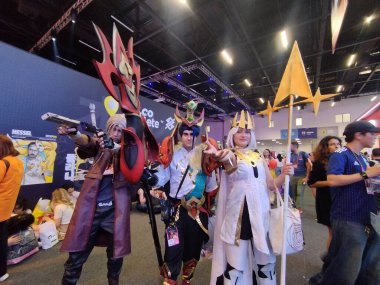 Sao Paulo (SP), Brezilya 06 / 12 / 2025 - Comic Con Experience at Sao Paulo Expo 'nun üçüncü gününde panellerde halk ve ünlülerin hareketi. (leandro chemalle / the new ws2)