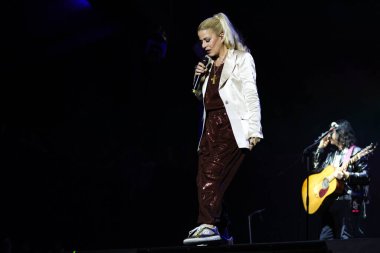 Curitiba (PR), Brezilya 06 / 12 / 2025 - 6 Aralık 2025 tarihinde Paula Leminski Quarry 'de düzenlenen Prime Rock Brasil Curitiba 6.' da şarkıcı Paula Toller sahne aldı. (Edson de souza / the newws2)