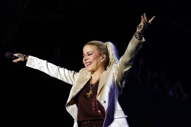 Curitiba (PR), Brezilya 06 / 12 / 2025 - 6 Aralık 2025 tarihinde Paula Leminski Quarry 'de düzenlenen Prime Rock Brasil Curitiba 6.' da şarkıcı Paula Toller sahne aldı. (Edson de souza / the newws2)