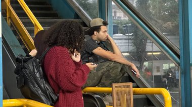 Sao Paulo (SP), Brezilya 09 / 12 / 2025 - 9 Aralık Salı günü öğleden sonra kentsel otobüs taşıma sisteminde bir grev meydana geldi. Görüntüler Dom Pedro II terminalini gösteriyor (oslaim brito / theenews2)