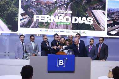 Sao Paulo (SP), 11 / 12 / 2025 Guilherme Theo Sampaio, Ulusal Arazi Taşımacılık Dairesi (ANTT) Genel Müdürü, Autopista Sözleşmesi İyimser Müzayedesine katılıyor. (leco viana / the newws2)