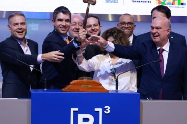 Sao Paulo (SP), 11 / 12 / 2025 Guilherme Theo Sampaio, Ulusal Arazi Taşımacılık Dairesi (ANTT) Genel Müdürü, Autopista Sözleşmesi İyimser Müzayedesine katılıyor. (leco viana / the newws2)