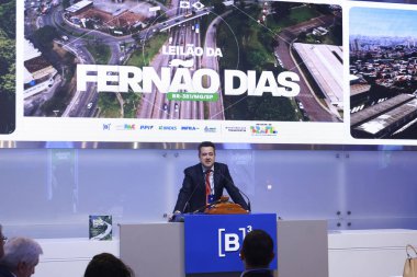 Sao Paulo (SP), Brezilya 11 / 12 / 2025 Eduardo Camargo, Motiva Rodovias Başkanı, Autopista Ferno Dias 'ın (BR-381 / MG / SP) ihalesinin büyük galibi (leco viana / thenews2))