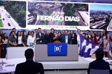 Sao Paulo (SP), Brezilya 11 / 12 / 2025 Eduardo Camargo, Motiva Rodovias Başkanı, Autopista Ferno Dias 'ın (BR-381 / MG / SP) ihalesinin büyük galibi (leco viana / thenews2))