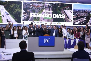 Sao Paulo (SP), Brezilya 11 / 12 / 2025 Eduardo Camargo, Motiva Rodovias Başkanı, Autopista Ferno Dias 'ın (BR-381 / MG / SP) ihalesinin büyük galibi (leco viana / thenews2))