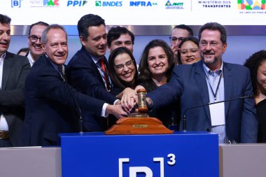 Sao Paulo (SP), Brezilya 11 / 12 / 2025 Eduardo Camargo, Motiva Rodovias Başkanı, Autopista Ferno Dias 'ın (BR-381 / MG / SP) ihalesinin büyük galibi (leco viana / thenews2))