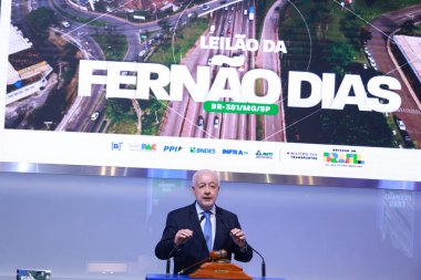 Sao Paulo (SP), Brezilya 11 / 12 / 2025 Marcus Cavalcanti, SEPPI Özel Sekreteri (Sivil Saray Yatırım Ortaklık Programı Özel Sekreterliği Programı), Otimiza müzayedesine katılıyor. (leco viana / the newws2)