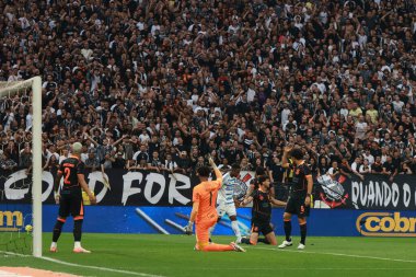 Sao Paulo (SP), 12 / 14 / 2025 - Copa do Brasil yarı finalinin ikinci ayağı için geçerli olan Corinthians ve Cruzeiro maçı, bu Pazar gecesi, Neo Quimica Arena 'da (leco viana / thenews2)