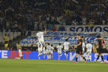 Sao Paulo (SP), 12 / 14 / 2025 - Cruzeiro 'lu Keny Arroyo, Copa do Brasil yarı finalinin ikinci ayağı (leco viana / thews2) için geçerli olan Corinthians ve Cruzeiro arasındaki maçtaki golünü kutluyor)